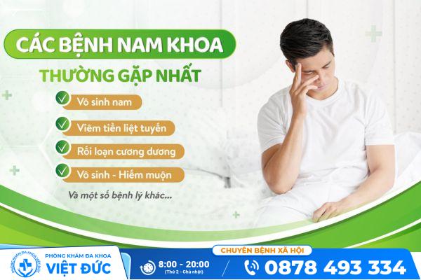 Thông tin chi tiết về các bệnh nam khoa thường gặp hiện nay 10 Các bệnh nam khoa thường gặp hiện nay