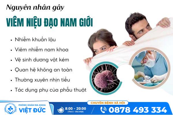Viêm niệu đạo ở nam giới và những thông tin cần biết 2 Viêm niệu đạo ở nam giới và các nguyên nhân gây bệnh